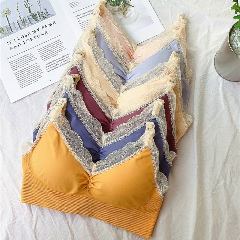 Nursing bra without steel ring