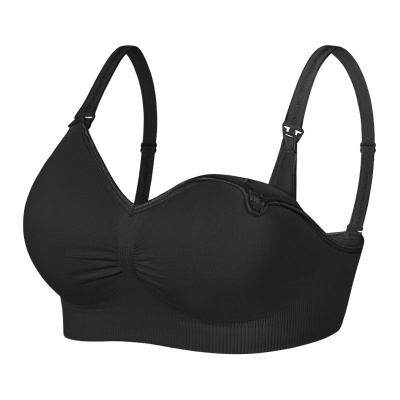 Large Size Full Cup Wireless Push Up Nursing Bra