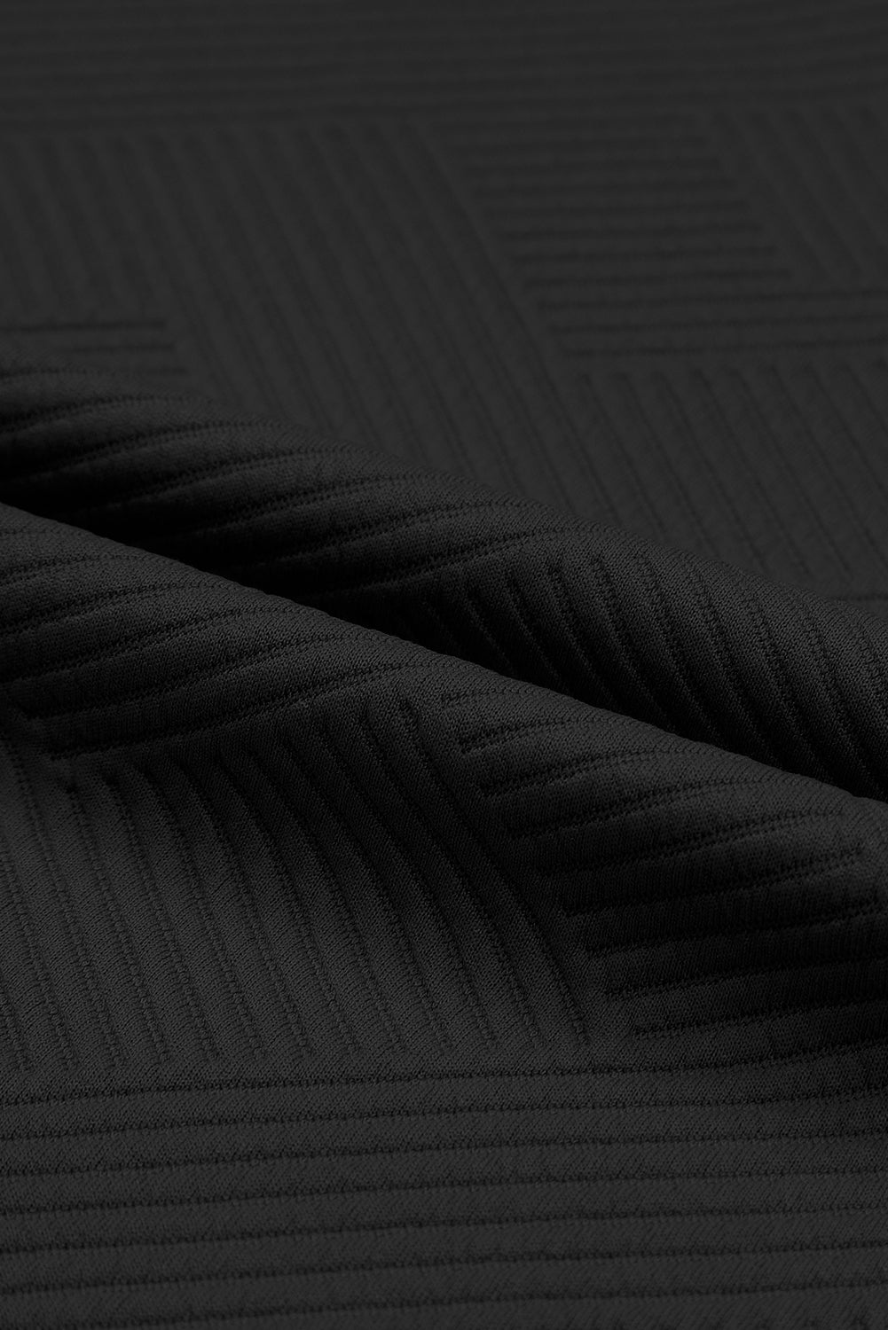 Bright White Textured Loose Fit T Shirt and Drawstring Pants Set