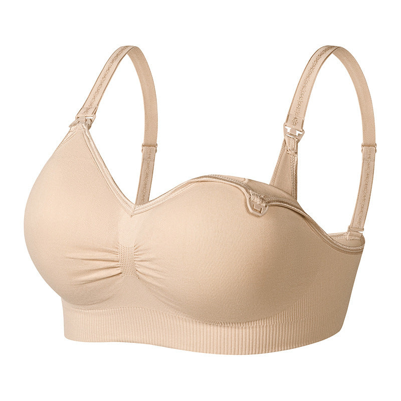 Large Size Full Cup Wireless Push Up Nursing Bra
