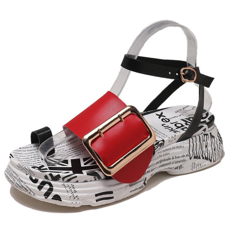 Buckle casual buckle women sandals