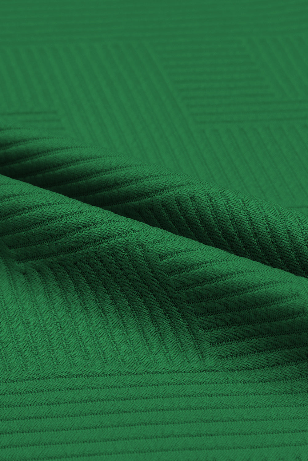 Bright White Textured Loose Fit T Shirt and Drawstring Pants Set