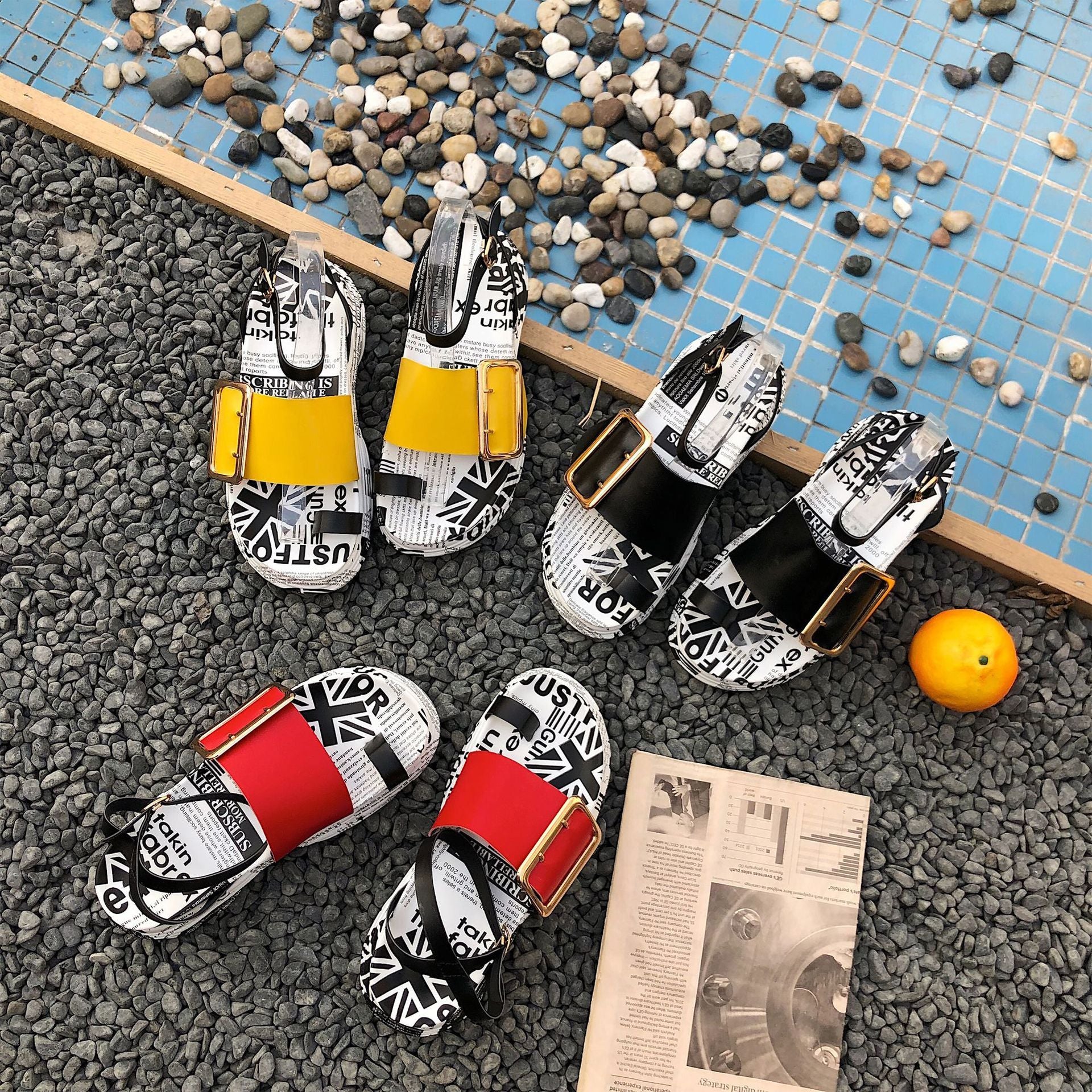 Buckle casual buckle women sandals