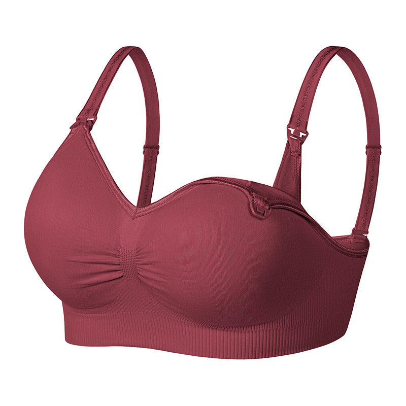 Large Size Full Cup Wireless Push Up Nursing Bra