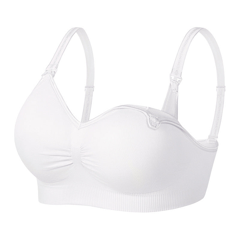 Large Size Full Cup Wireless Push Up Nursing Bra