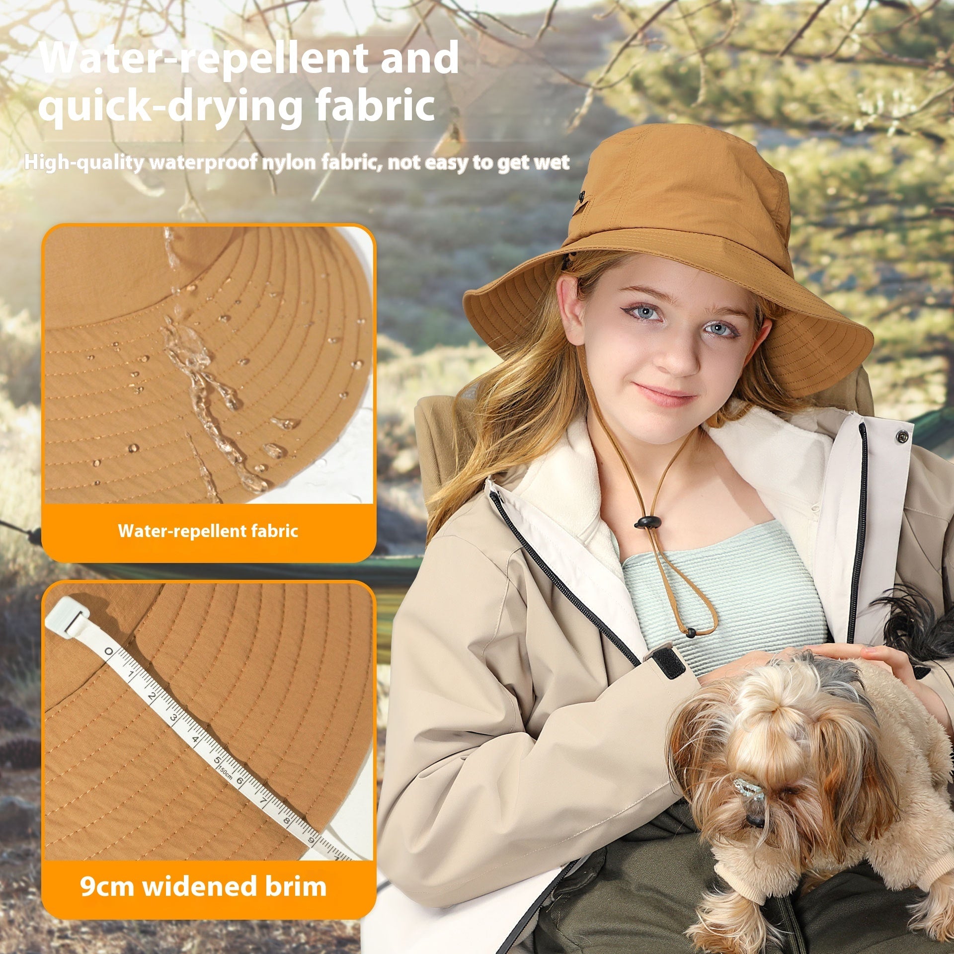 Men's Mountaineering Fishing Travel Casual Quick-drying Outdoor Sun-proof Bucket Hat