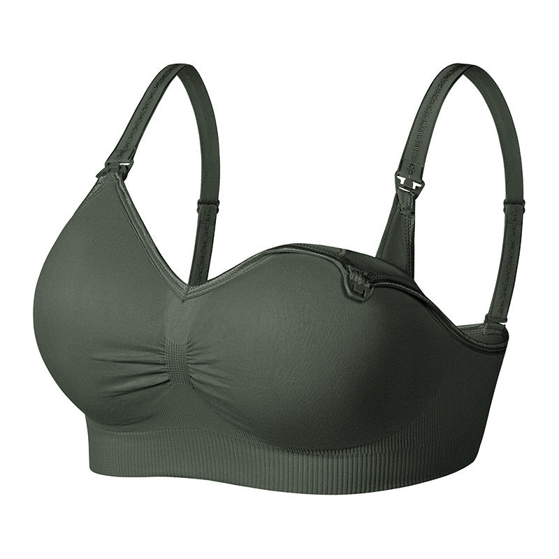 Large Size Full Cup Wireless Push Up Nursing Bra