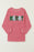 Strawberry Pink MERRY Christmas Corded Graphic Sweatshirt