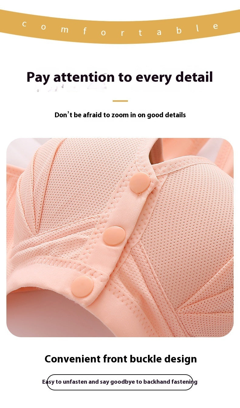 Nursing Mother Beauty Back Thin Underwear Comfortable And Breathable Adjustable Mother Bra